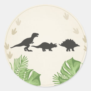 Dinosaur Sticker Envelope Seal Dino