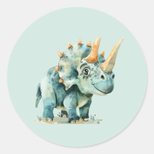 Dinosaur Sticker for Birthday Party