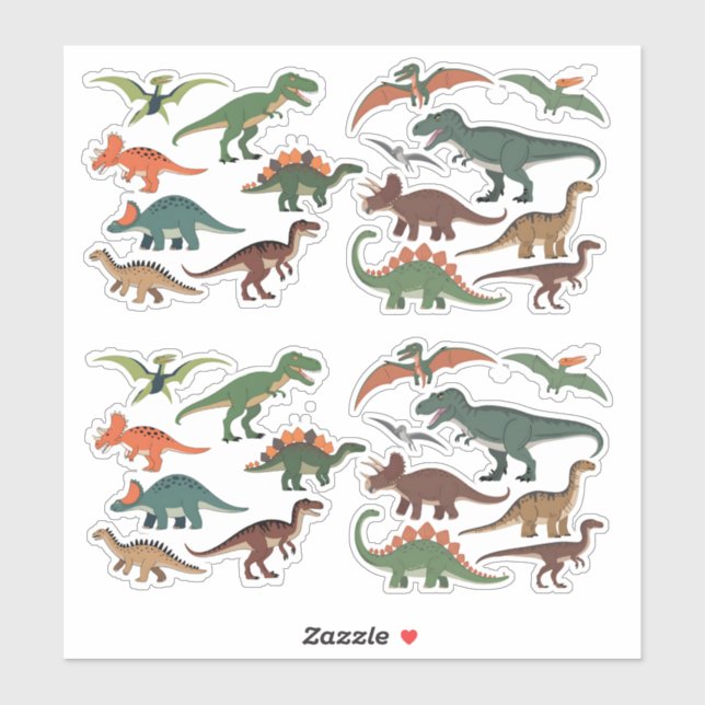 Dinosaur Sticker Set (Sheet)