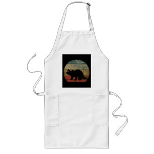 DINOSAUR SUNSET 3 LONG APRON
