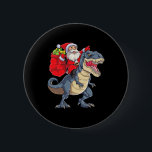 Dinosaur T Rex Christmas Santa Boys Men Girls Xmas 6 Cm Round Badge<br><div class="desc">Dinosaur T Rex Christmas Santa Boys Men Girls Xmas Squad</div>