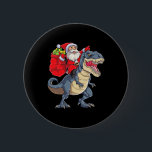 Dinosaur T Rex Christmas Santa Boys Men Girls Xmas 6 Cm Round Badge<br><div class="desc">Dinosaur T Rex Christmas Santa Boys Men Girls Xmas Squad</div>