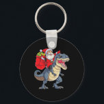 Dinosaur T Rex Christmas Santa Boys Men Girls Xmas Key Ring<br><div class="desc">Dinosaur T Rex Christmas Santa Boys Men Girls Xmas Squad</div>