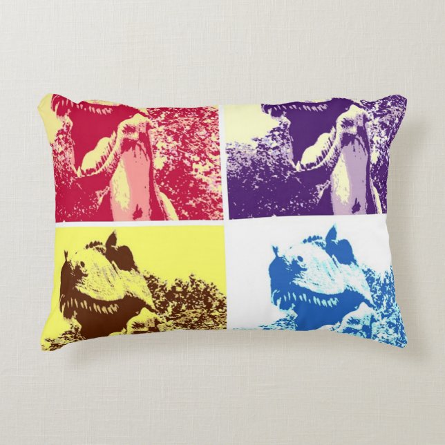 Dinosaur T-Rex Decorative Cushion (Front)