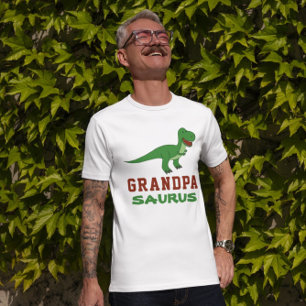 Dinosaur T-Rex Dino Granddad Abuelo Grandpasaurus T-Shirt