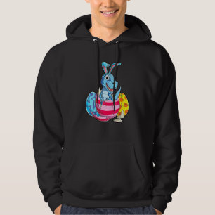 Dinosaur T Rex Easter Bunny Eggs Ears Funny Boys G Hoodie