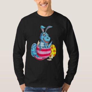 Dinosaur T Rex Easter Bunny Eggs Ears Funny Boys G T-Shirt