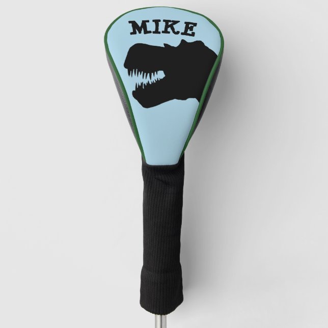 DINOSAUR T-REX GOLF DRIVER COVER PERSONALIZED (Front)