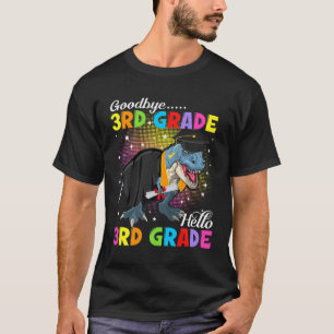 Dinosaur T Rex Goodbye 3rd Grade Hello 4th Grade G T-Shirt