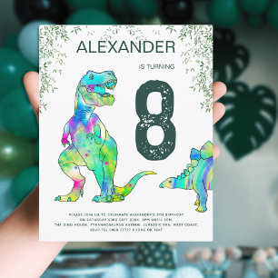 Dinosaur T-Rex jungle 8th Birthday Party Budget