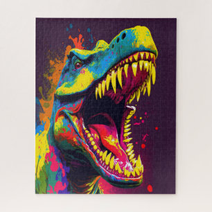 Dinosaur T Rex Jussica World Kids Jigsaw Puzzle