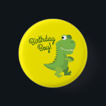 Dinosaur T-rex Kids 1st Birthday Dino Party 3 Cm Round Badge<br><div class="desc">These adorable mod colourful cute t-rex dino birthday party decor items are perfect for a dinosaur birthday celebration!  Customise the text to make them your own.  The modern look and feel is the perfect way to celebrate your little one that loves tyrannosaurus rex on their birthday!</div>