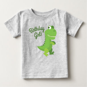 Dinosaur T-rex Kids 1st Birthday Dino Party Baby T-Shirt