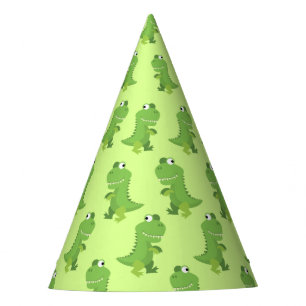 Dinosaur T-rex Kids 1st Birthday Dino Party Party Hat