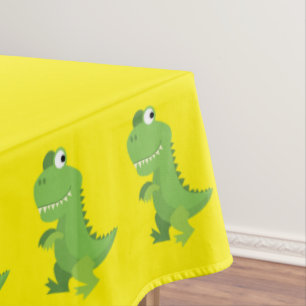 Dinosaur T-rex Kids 1st Birthday Dino Party Tablecloth