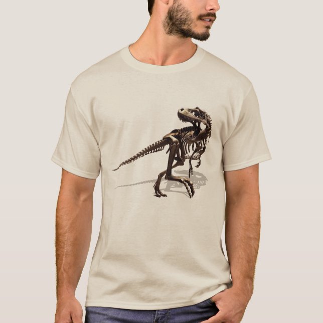 Dinosaur T-Rex Skeleton T-Shirt (Front)