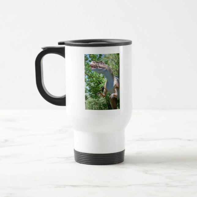 Dinosaur T-Rex Travel Mug (Left)
