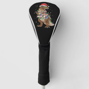 Dinosaur T-rex Tree Christmas Sweater Xmas Dino Golf Head Cover