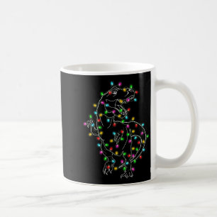 Dinosaur T-rex Tree Christmas Sweater Xmas Pet Din Coffee Mug