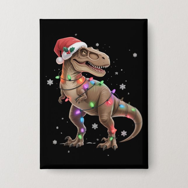 Dinosaur T-rex Tree Christmas Xmas Pet Dino Trex  (Front)