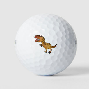 Dinosaur T rex tyrannosaurus animal Golf Balls