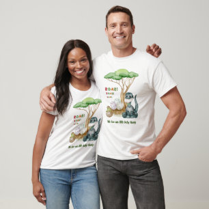 Dinosaur T-shirt Personalise Family T-Shirt