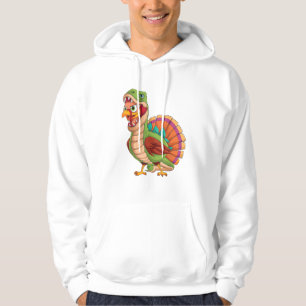 Dinosaur Thanksgiving Boys Turkey Saurus T rex Tur Hoodie