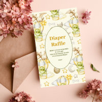 Dinosaur Theme Baby Diaper raffle