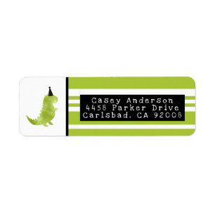 Dinosaur Theme Stomp and Chomp Green Dino Birthday