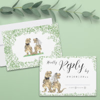 Dinosaur Theme Wedding Reply