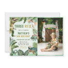 Dinosaur Three Rex 3rd Birthday Party Photo