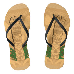 Dinosaur Tiki Totem Jandals