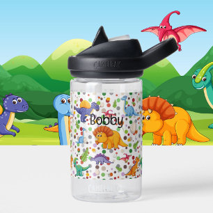 Dinosaur Toddler Personalise Name Durable Water Bo Bottle