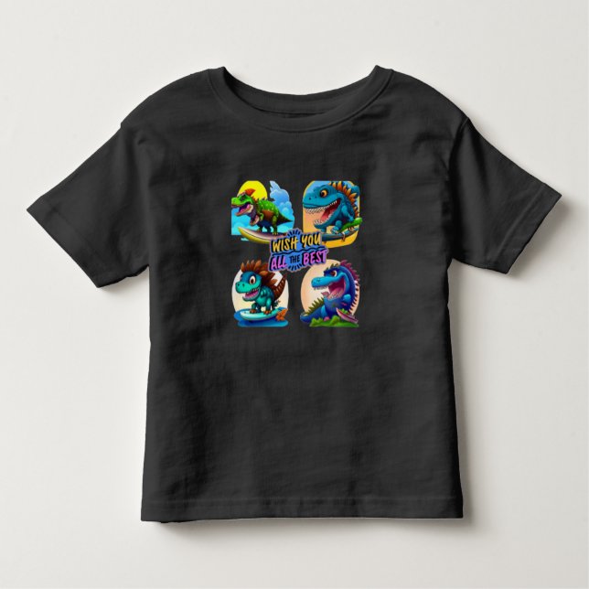 dinosaur  toddler T-Shirt (Front)