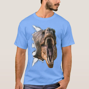 Dinosaur Torn Cloth Gifts For Animal Lover Funny T-Shirt