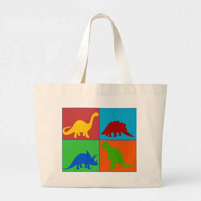 Dinosaur Toys Tote Bag (Front)
