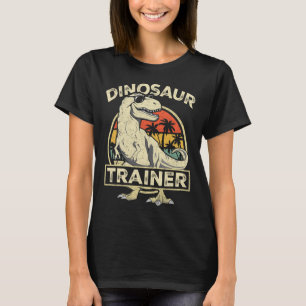 Dinosaur Trainer Halloween Costume Retro Dino Outl T-Shirt