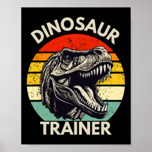 Dinosaur Trainer Retro Halloween Costume For Adult Poster