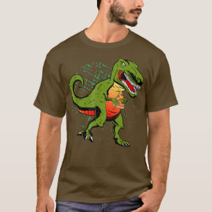 Dinosaur Tre Pizza Graphic Pizza Lover Italian Foo T-Shirt