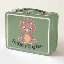 Dinosaur Triceratops Kids Lunchbox