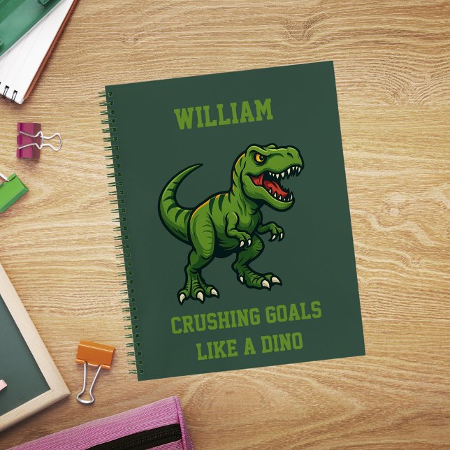 Dinosaur Tyrannosaurus Rex Jurassic quote Notebook (Creator Uploaded)