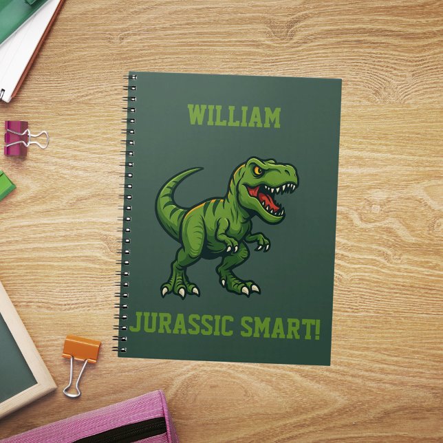Dinosaur Tyrannosaurus Rex Jurassic quote Notebook (Creator Uploaded)
