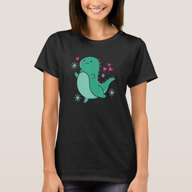 Dinosaur Tyrannosaurus Rex Rex Reptile Dangerous 1 T-Shirt (Front)