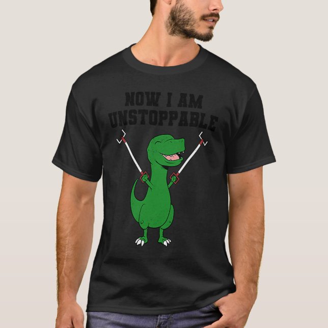Dinosaur Tyrannosaurus Rex Rex Reptile Dangerous T-Shirt (Front)