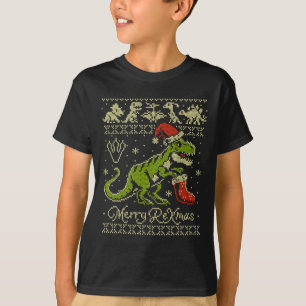 Dinosaur Ugly Christmas Sweater - Funny Christmas 