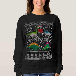Dinosaur Ugly Christmas Sweater Funny Xmas Gift