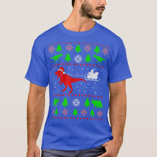 Dinosaur Ugly Christmas Sweaterfor adults kids  T-Shirt
