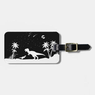 Dinosaur Under The Stars Luggage Tag