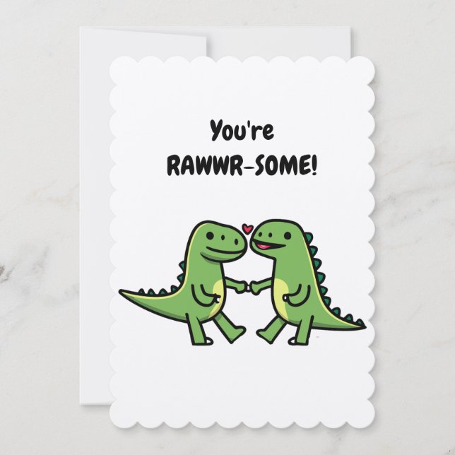 Dinosaur Valentines  (Front)
