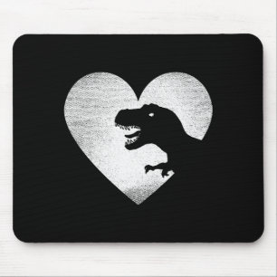 Dinosaur Valentines Trex Love Dinosaurs Distress Mouse Pad